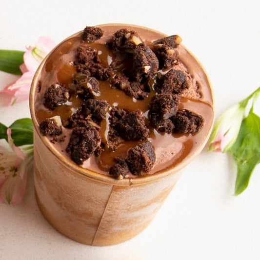 Helado ChocoCaramel Brownie Keto S/A