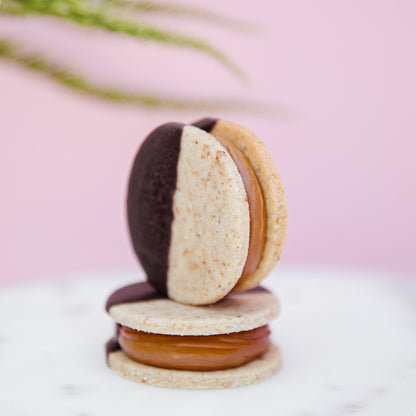 Alfajor Manjar Chocolate KETO Sin Azúcar