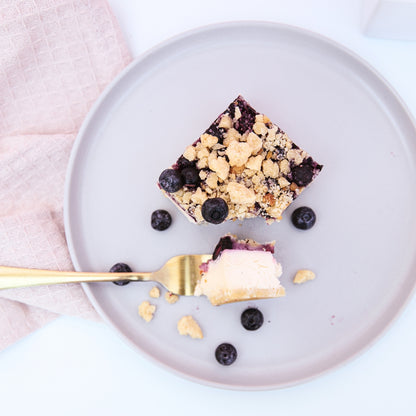 Cheesecake de Arándanos KETO Sin Azúcar