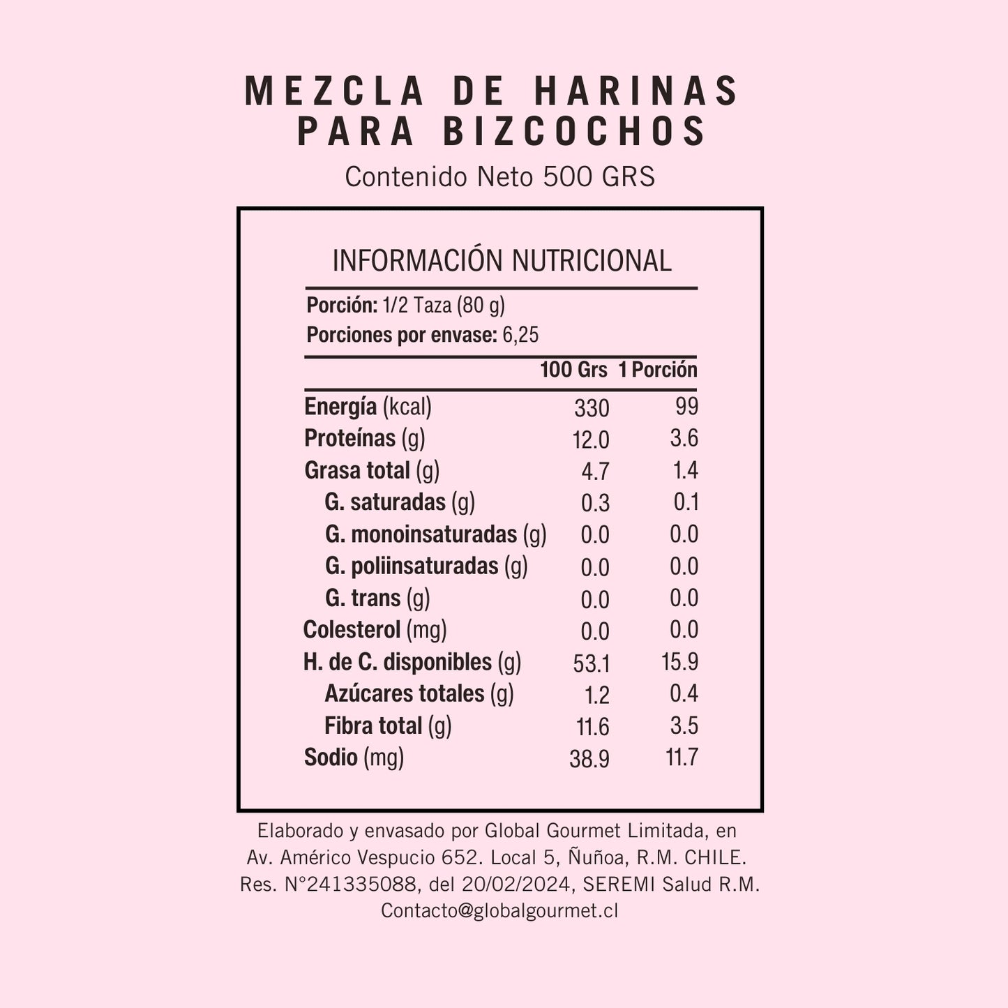 Mix de Harinas sin gluten para Repostería | Especial Bizcochos