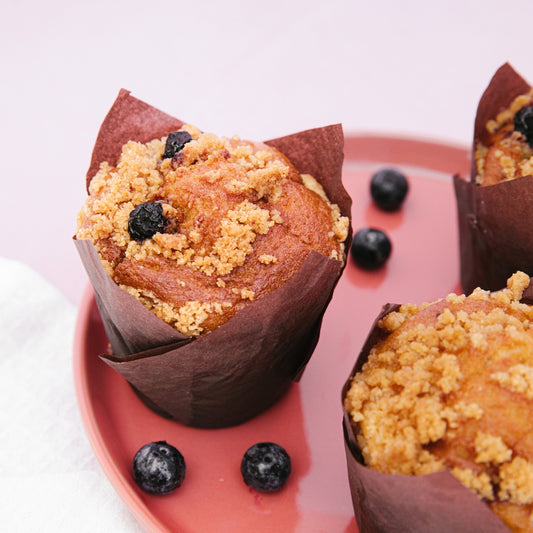 Muffin de Arándanos Sin Azúcar