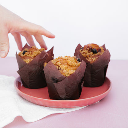 Muffin de Arándanos Sin Azúcar