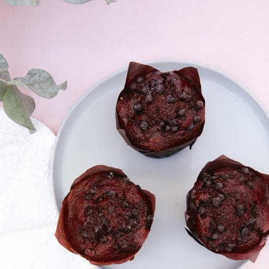 Muffin de Chocolate Sin Azúcar