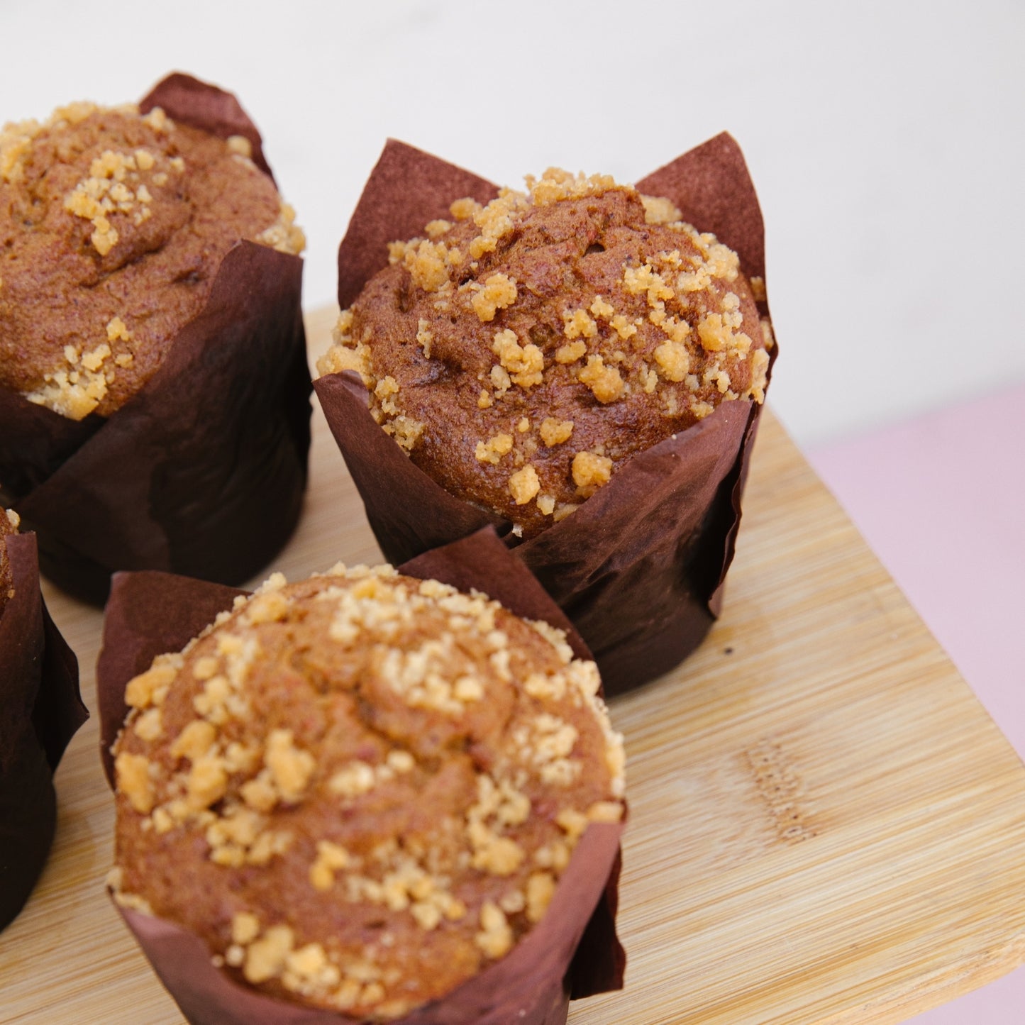 Muffin Zanahoria Crumble Sin Azúcar