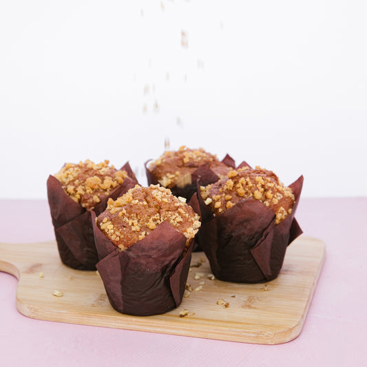 Muffin Zanahoria Crumble Sin Azúcar