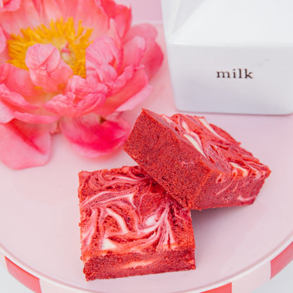 Brownie Red Velvet KETO Sin Azúcar