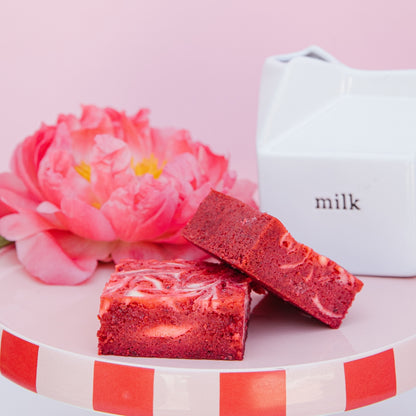 Brownie Red Velvet KETO Sin Azúcar